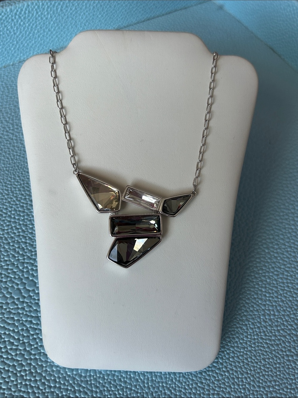 Touchstone Crystal by Swarovski jagged necklace